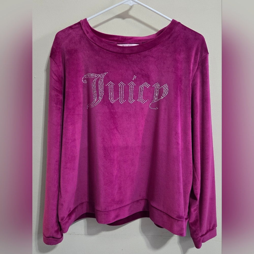 Women's Juicy Couture Velour Cropped Sweatshirt